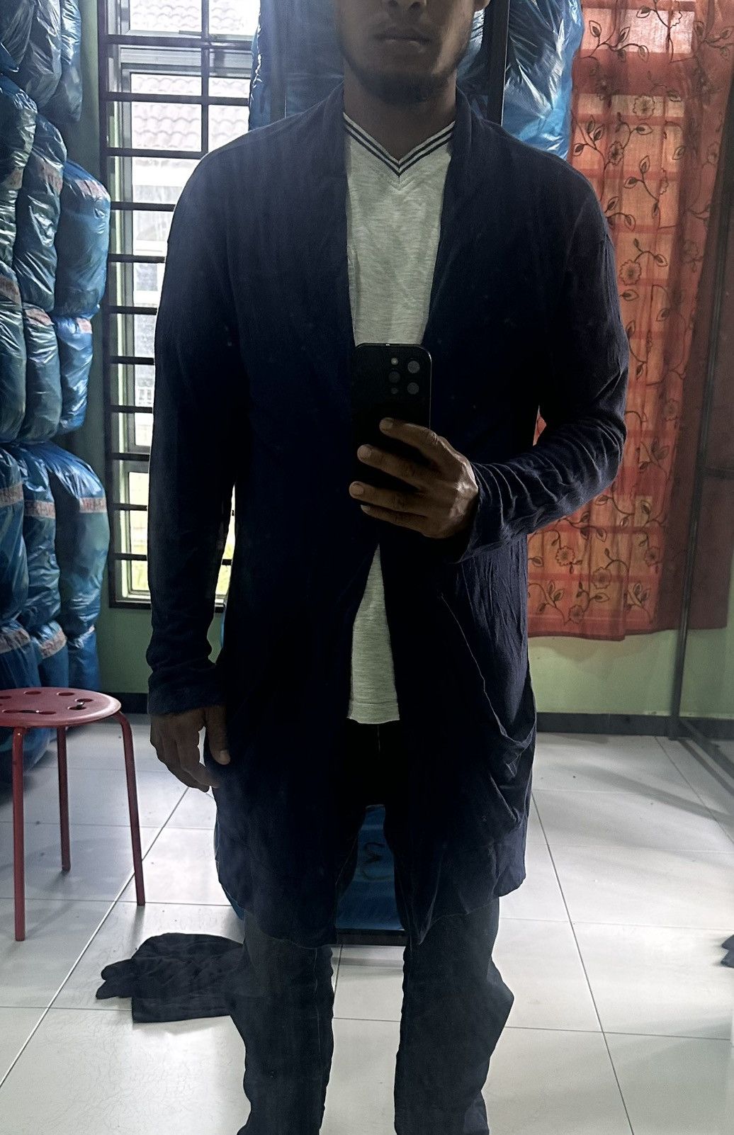 Zucca Vintage cabane de Zucca Dark blue cardigan long jackets Size US M / EU 48-50 / 2 - 6 Thumbnail