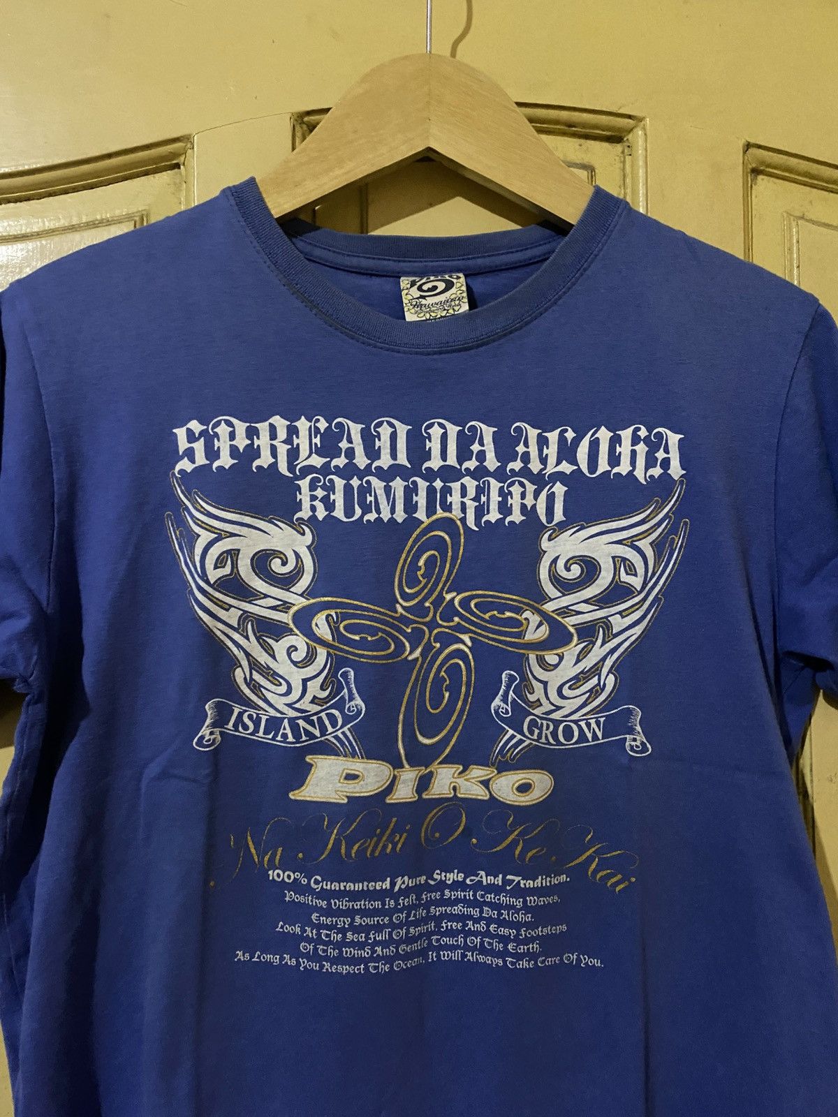 If Six Was Nine × Japanese Brand × Le Grande Bleu (L.G.B.) 💸BINDINGOFFER💸 Piko aloha hawaii lgb style kmrii t-shirt Size US M / EU 48-50 / 2 - 2 Thumbnail