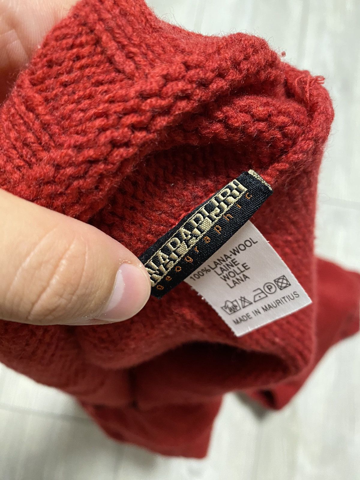 Napapijri Vintage Napapijri 90’s Norway Flag Wool Knit Sweater Size US XXL / EU 58 / 5 - 5 Thumbnail