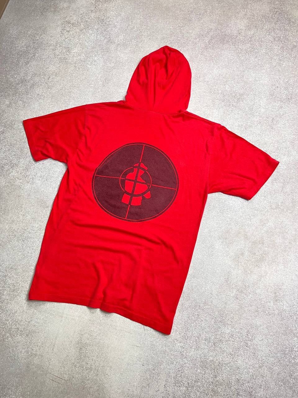 Band Tees × Public Enemy × Vintage Vintage Public Enemy Hooded Boxy T-shirt M Y2K Size US M / EU 48-50 / 2 - 5 Thumbnail