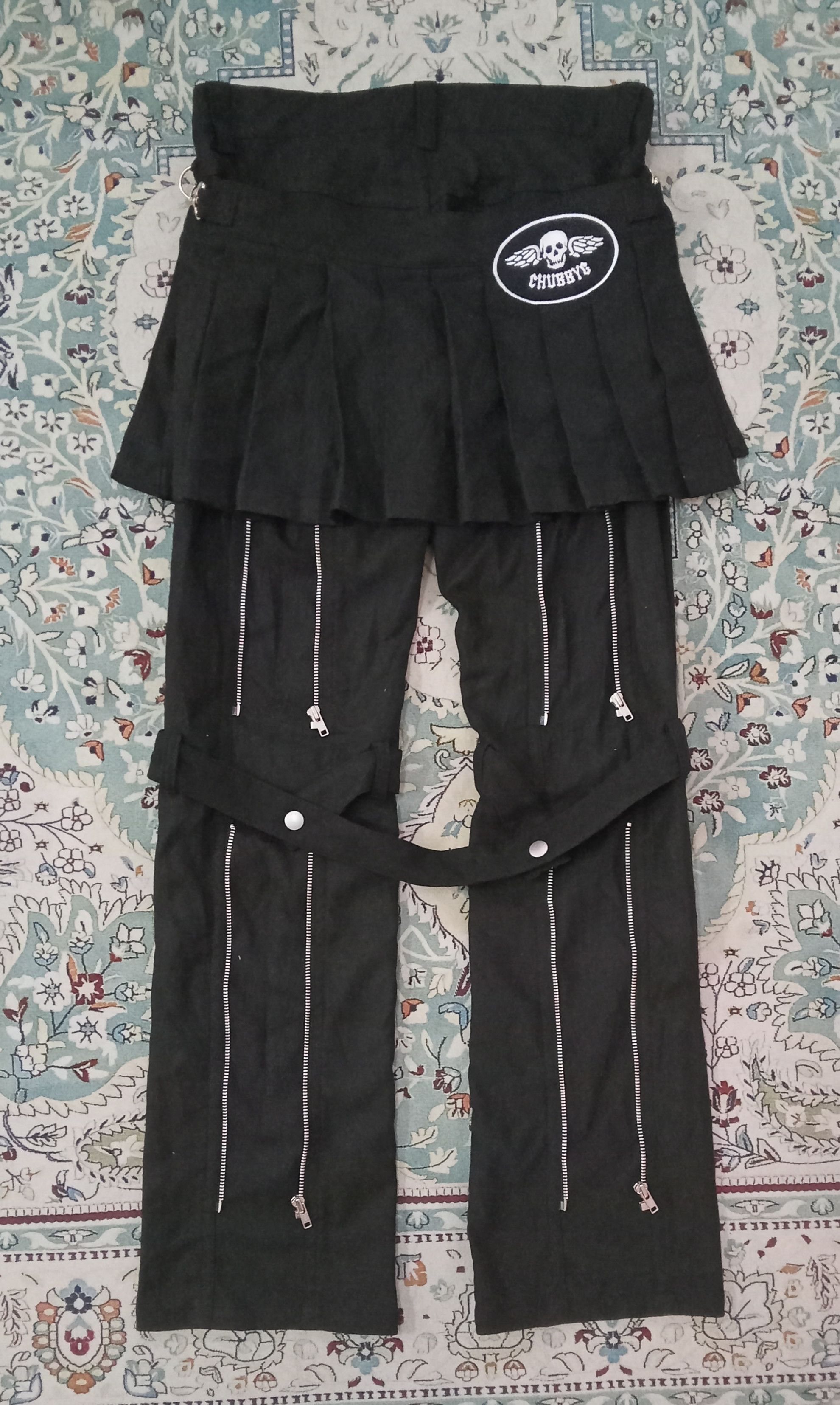 Japanese Brand CG Chubbygang Chubby Gang Bondage Punk Rare Pants Size 29" - 2 Thumbnail
