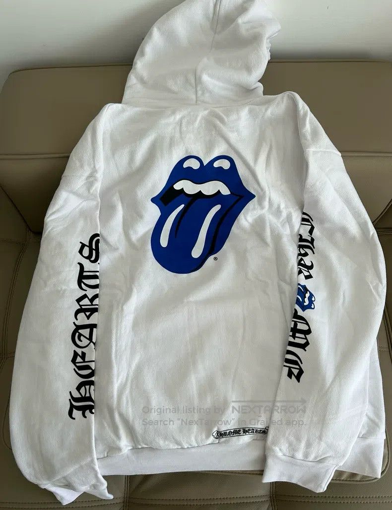 Chrome Hearts CHROME HEARTS Size S White rolling stone series blue tongue Size US S / EU 44-46 / 1 - 1 Thumbnail