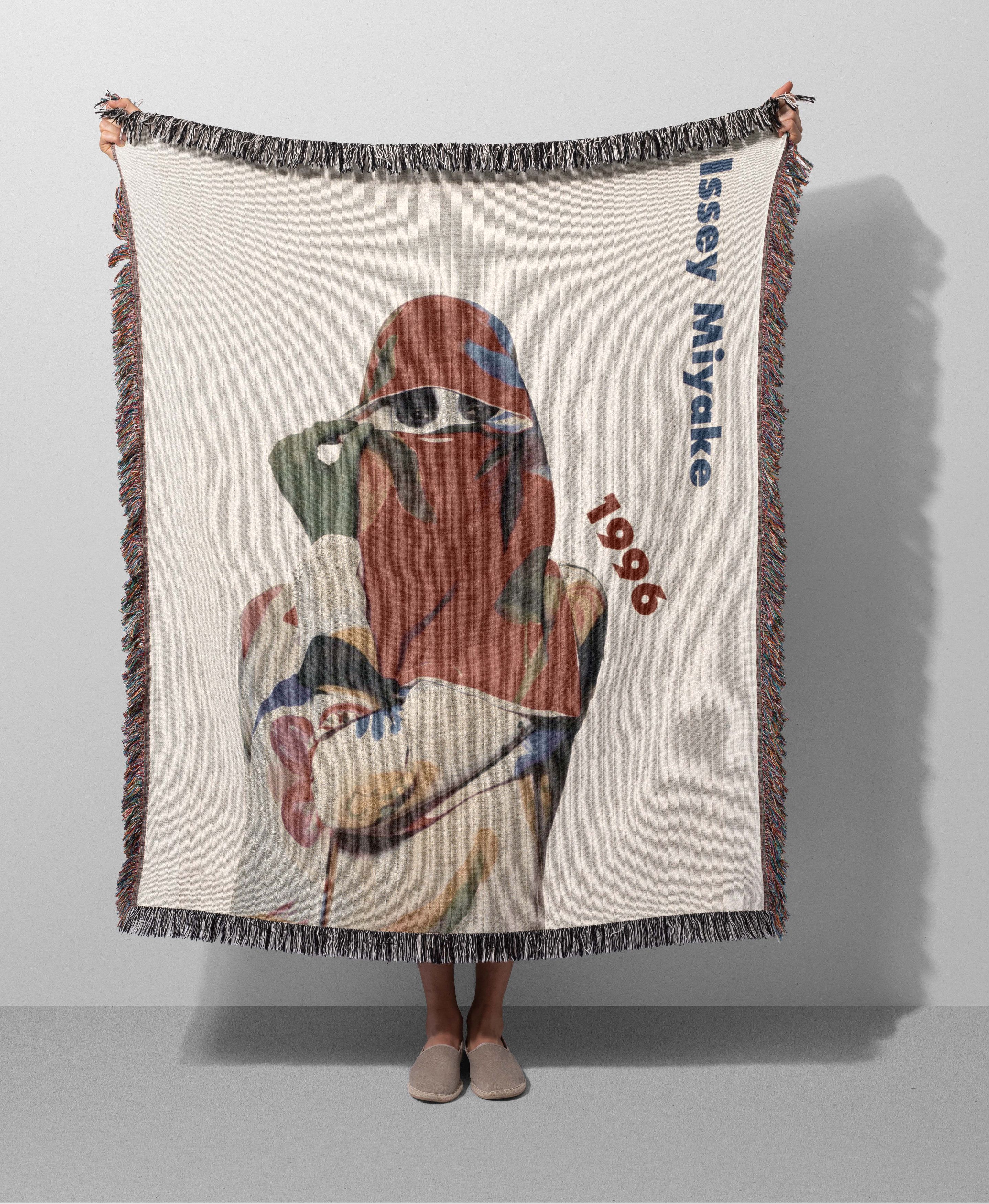 Issey Miyake Issey Miyake Blanket Woven Art Poster Fashion Gift Logo Size ONE SIZE - 2 Thumbnail