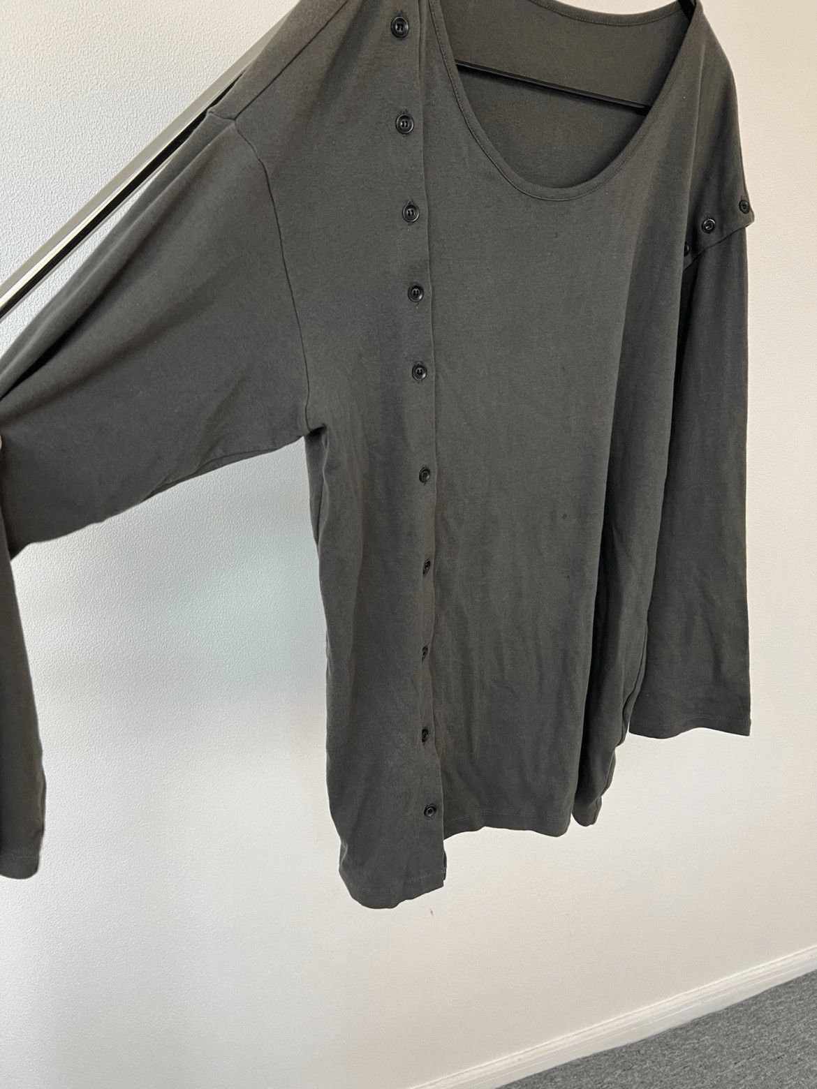 Other Yohji Yamamoto side button L/S Tee - DMC-2508 Size US L / EU 52-54 / 3 - 3 Thumbnail