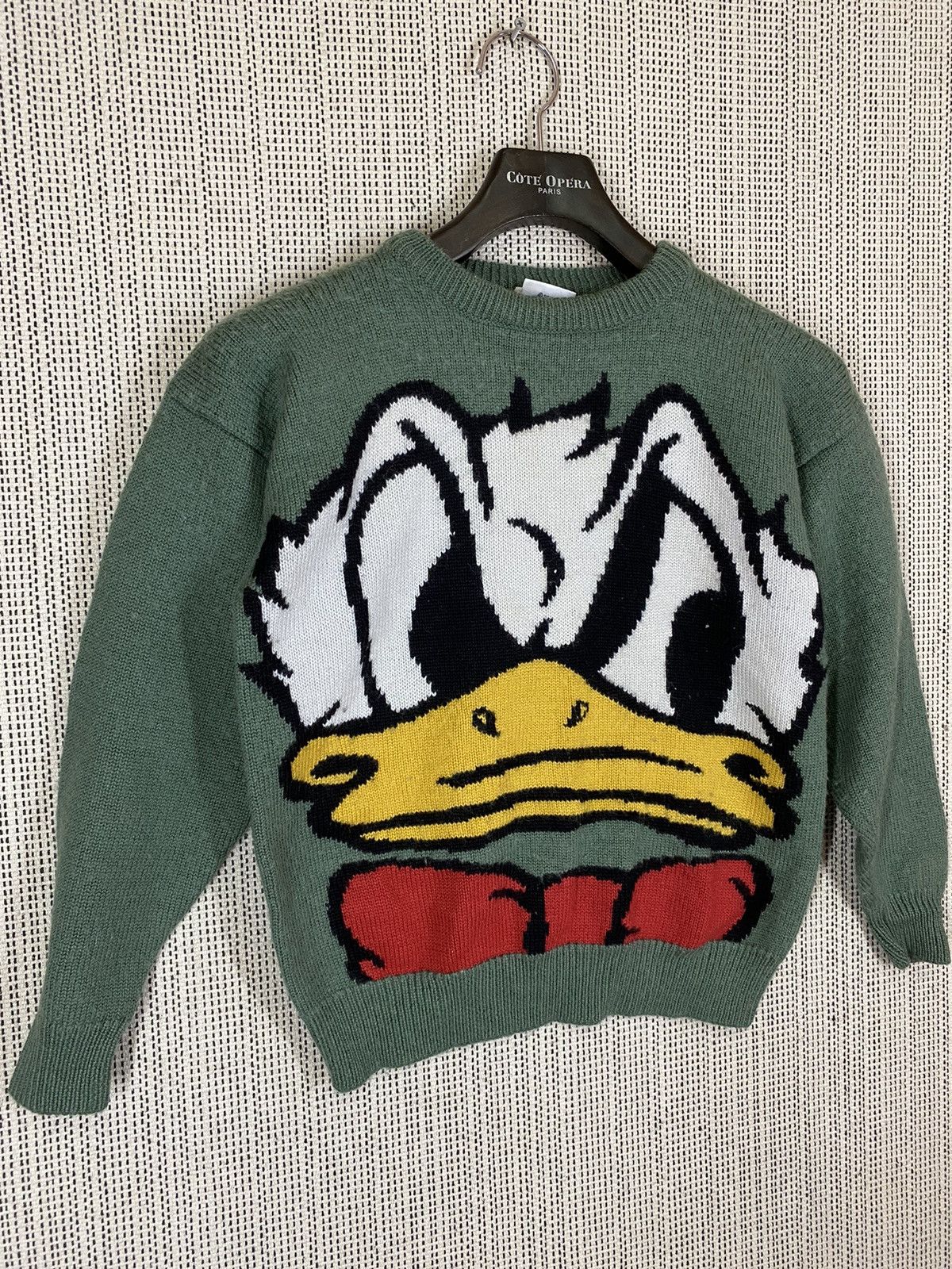 Cartoon Network × Disney × Vintage Vintage Disney donald duck knit sweater wool big print Size US XS / EU 42 / 0 - 2 Thumbnail