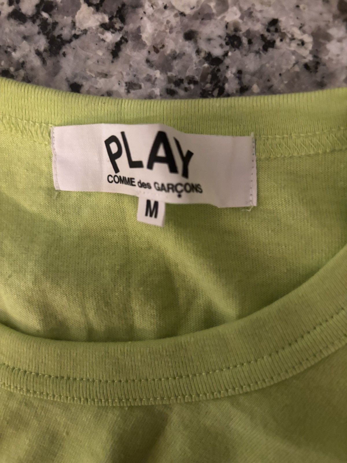 Comme des Garcons × Comme des Garcons PLAY × Comme des Garcons SHIRT Medium Lime Green Comme de garcons T-Shirt Size US M / EU 48-50 / 2 - 9 Thumbnail