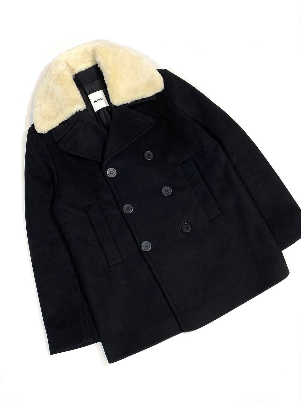 Sandro Sandro Paris Wool Coat Men Jacket Size US S / EU 44-46 / 1 - 3 Thumbnail