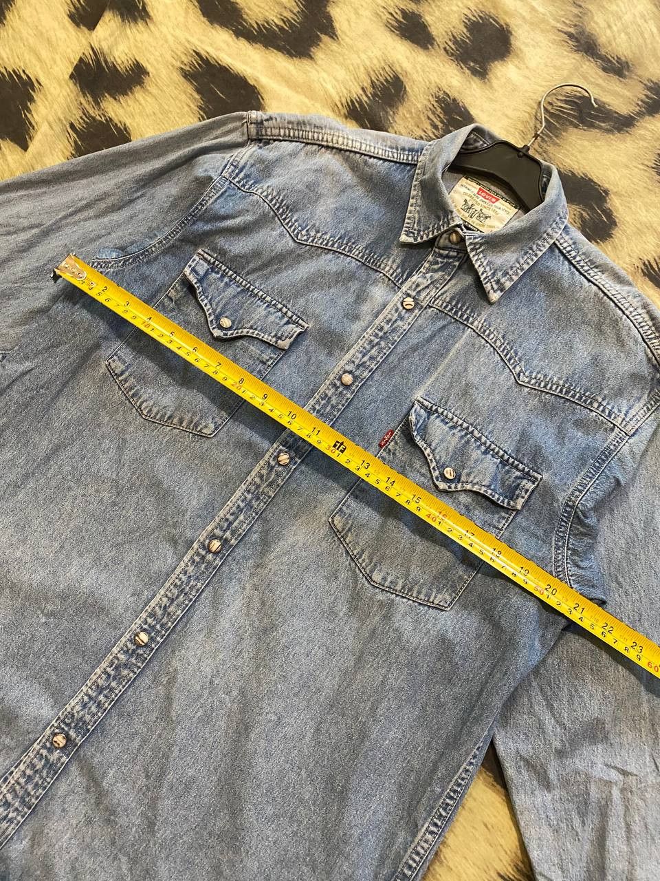 Levi's LEVIS designer distressed denim shirt Size US M / EU 48-50 / 2 - 10 Thumbnail