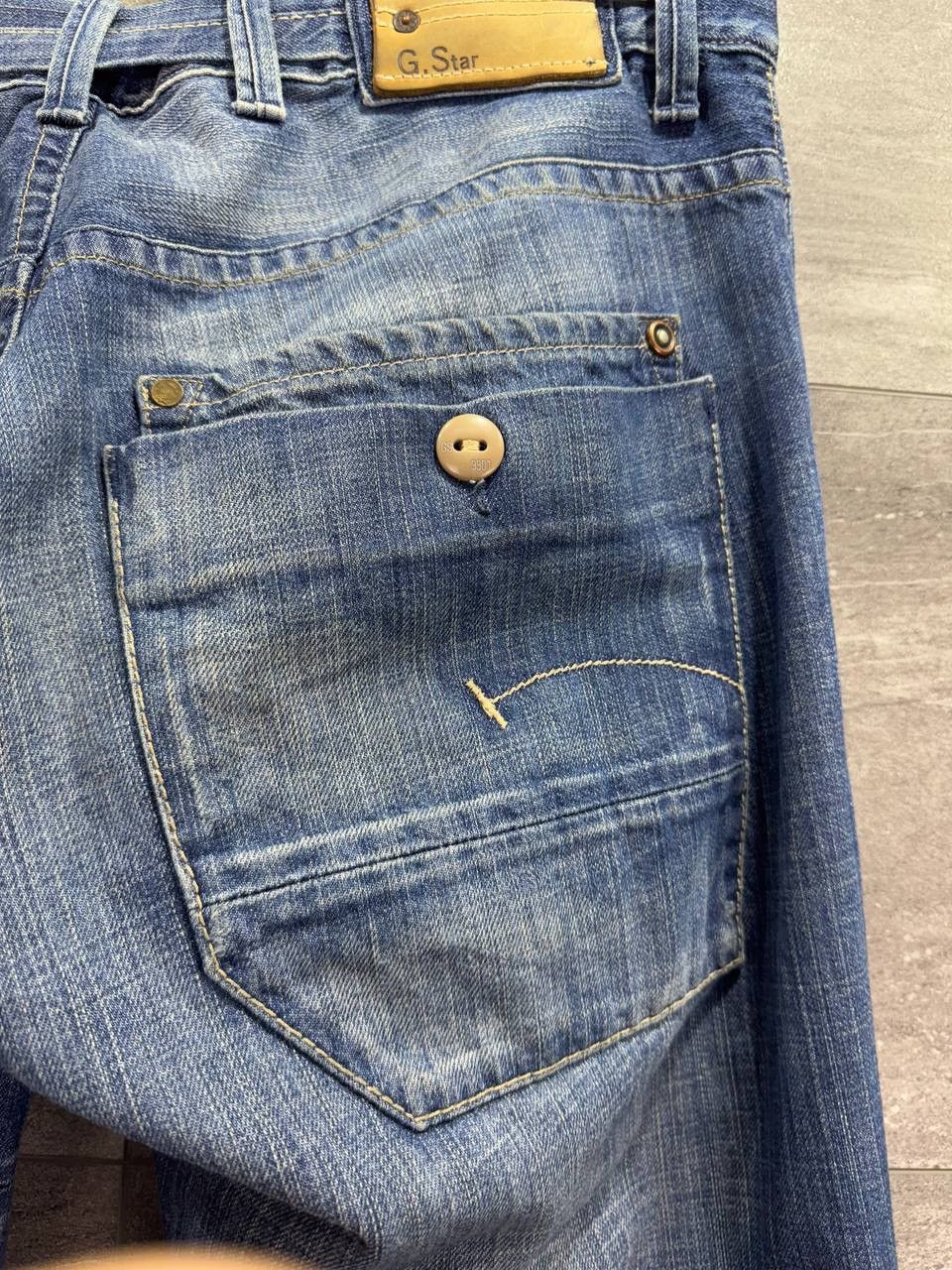 Other G-Star Raw Denim Jeans Baggy Pant 3301 Faded Fly Embroidered Size US 36 / EU 52 - 16 Thumbnail
