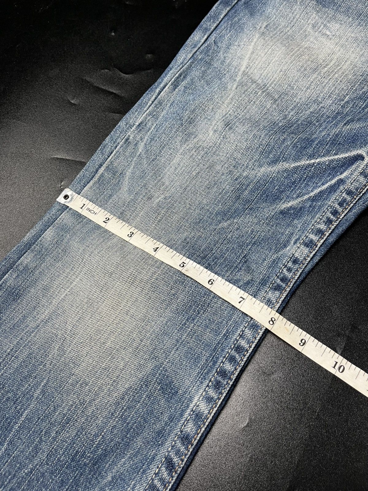 Japanese Brand RED PEPPER SUPER FLARE DISTRESSED JEANS Size US 29 - 20 Thumbnail
