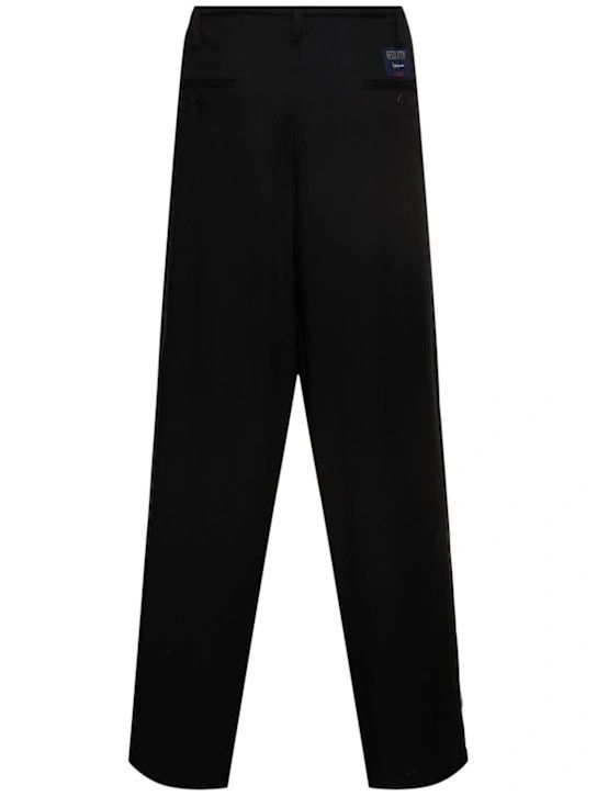 Yohji Yamamoto o1lsvrm0525 Basic Wide Pants in Black Size US 30 / EU 46 - 2 Thumbnail