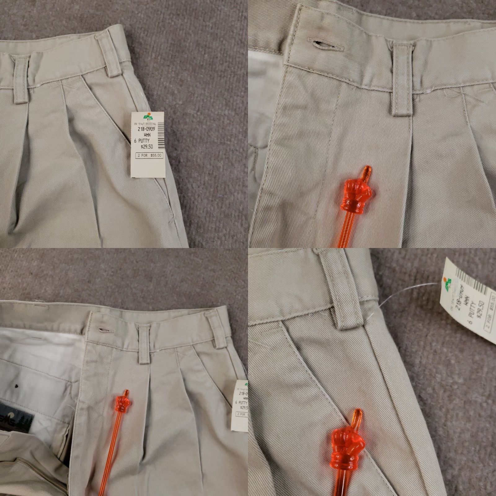 Eastern Mountain Sports Eastern Mountain Sports Shorts Womens Size 6 Beige Pleated High Rise Casual Size 28" / US 6 / IT 42 - 10 Thumbnail
