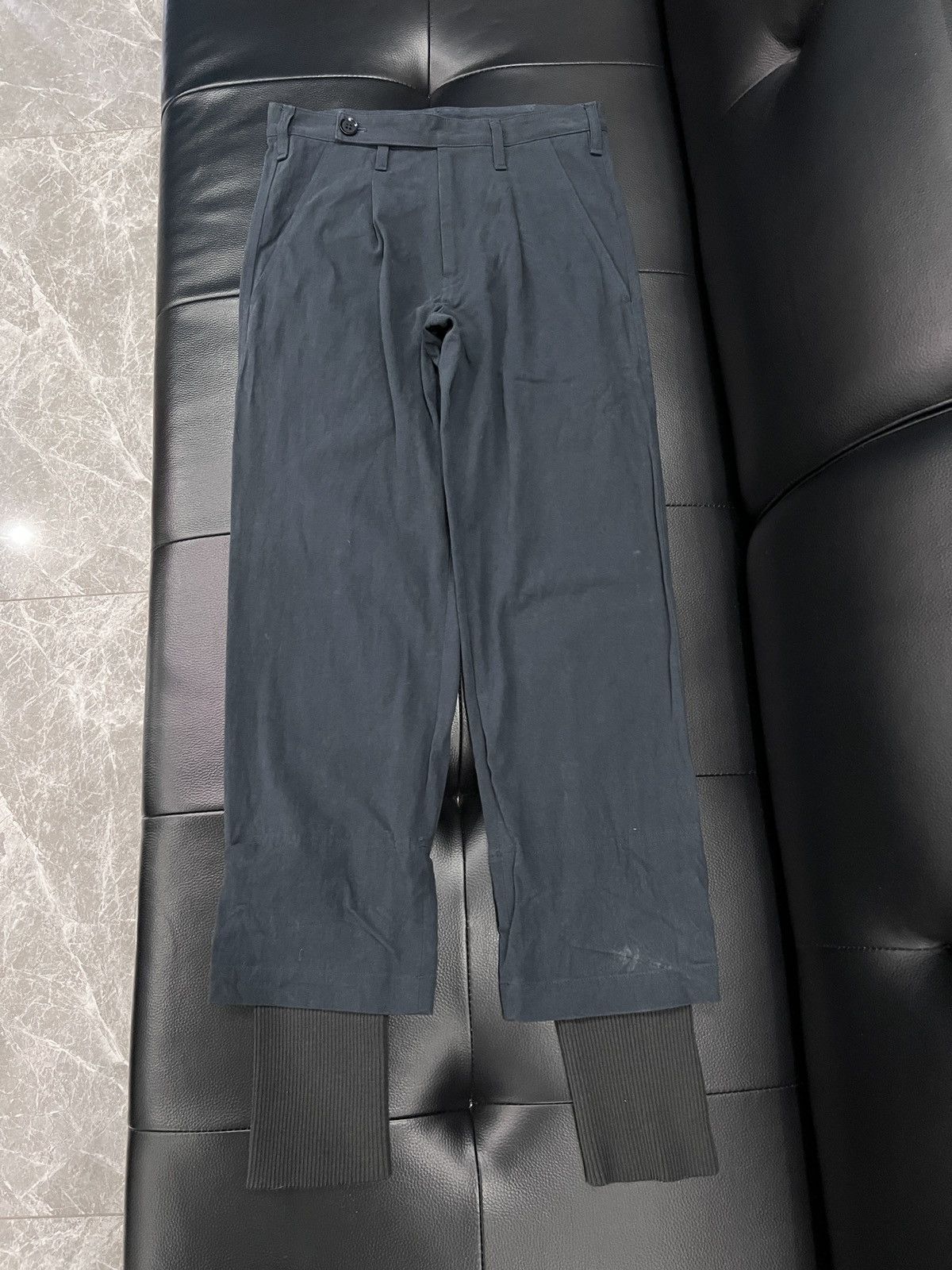 Y's Y’s by Yohji Yamamoto AW11 Ribbed Deconstructed Tailored Tro Size US 28 / EU 44 - 1 Thumbnail