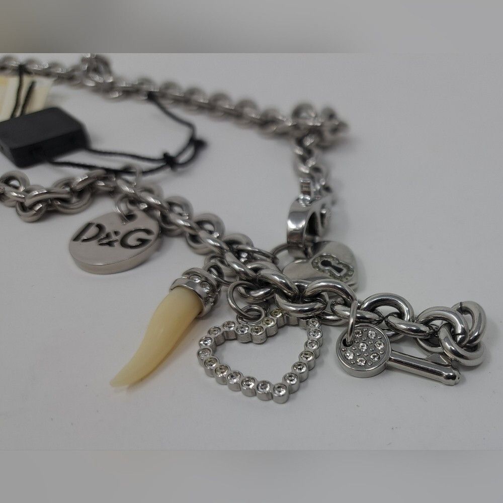 Dolce & Gabbana NWT Dolce & Gabbana D&G Jewels Necklace Jewelry Stainless S Size ONE SIZE - 4 Thumbnail