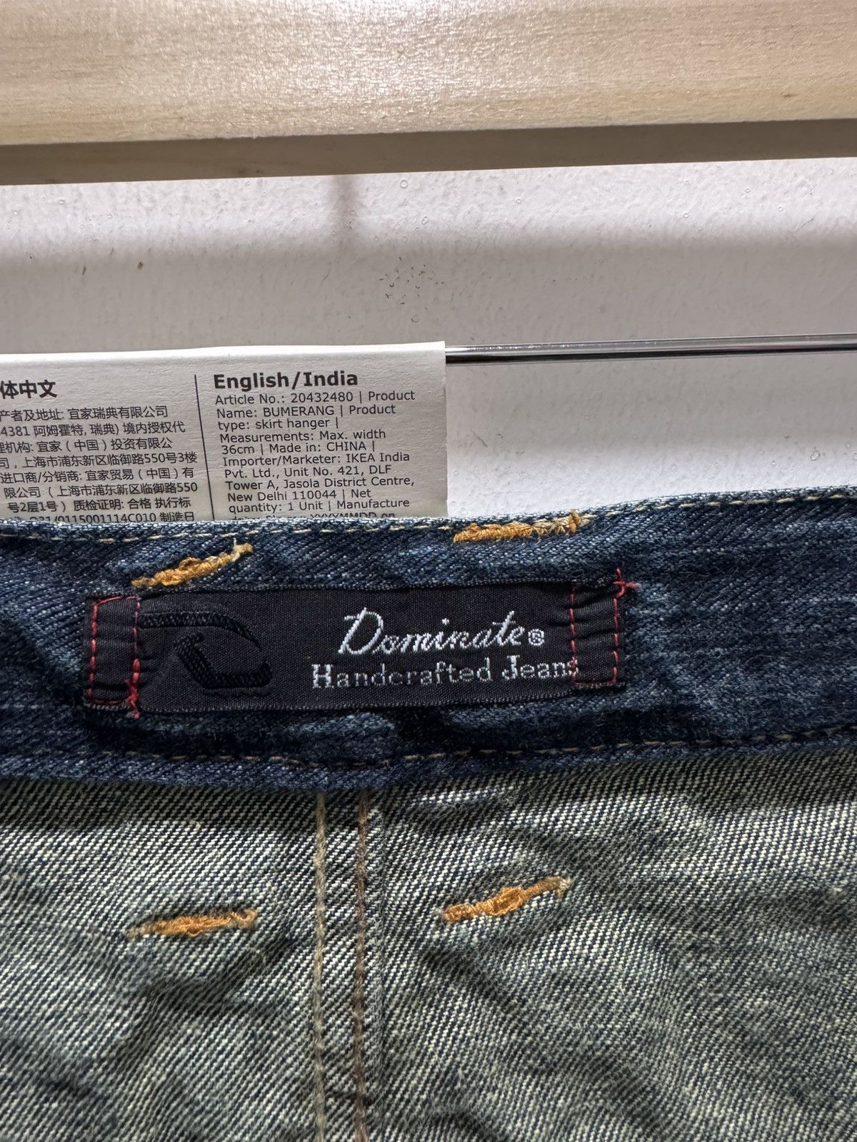 Japanese Brand JAPANESE DESIGN DOMINATE PUNK STYLE CURVED DISTRESSED JEANS Size US 28 / EU 44 - 13 Thumbnail