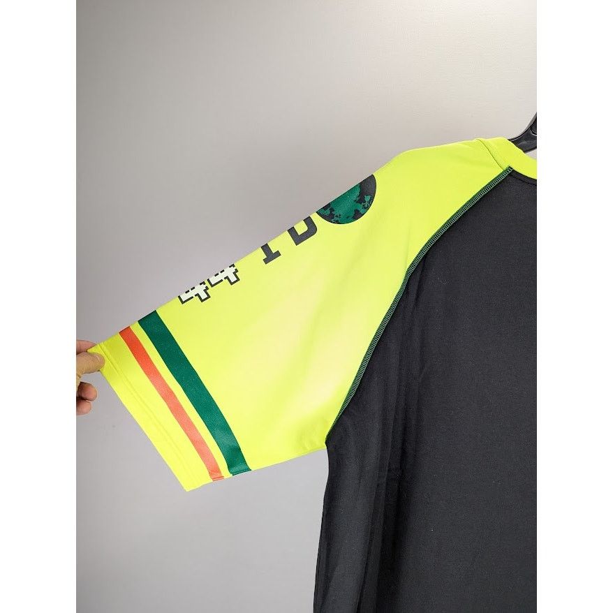 Balmain o1rshd1 Q:2 / " On Air " T-Shirt in Black/Lime Size US M / EU 48-50 / 2 - 15 Thumbnail