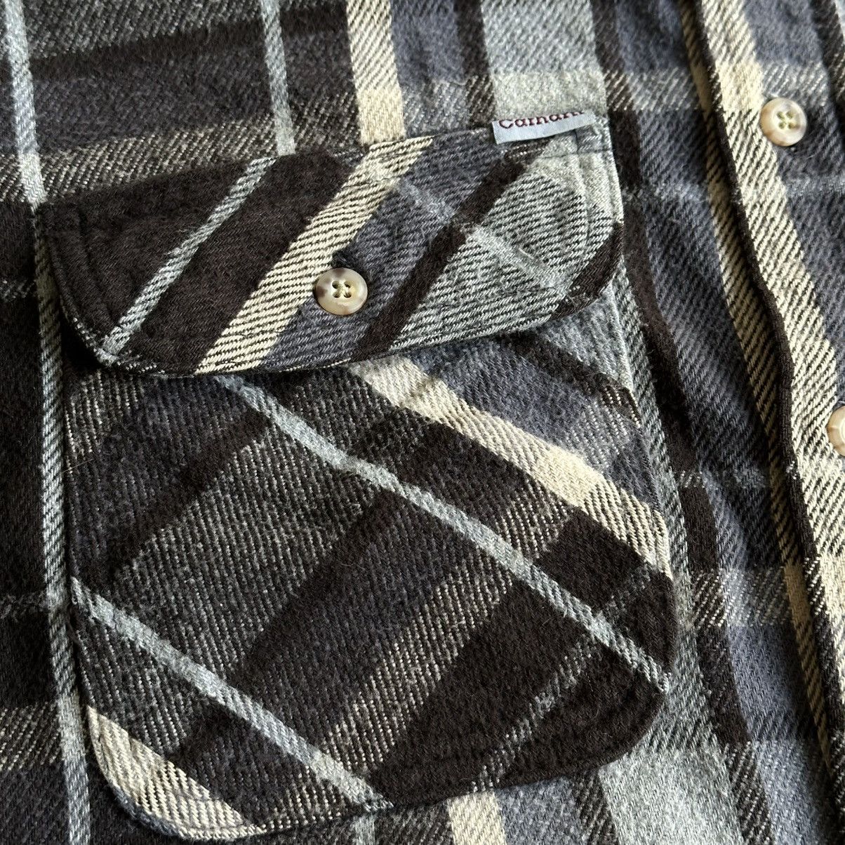 Carhartt Vintage 90s Carhartt Plaid Flannel Shirt Vest Size US L / EU 52-54 / 3 - 3 Thumbnail