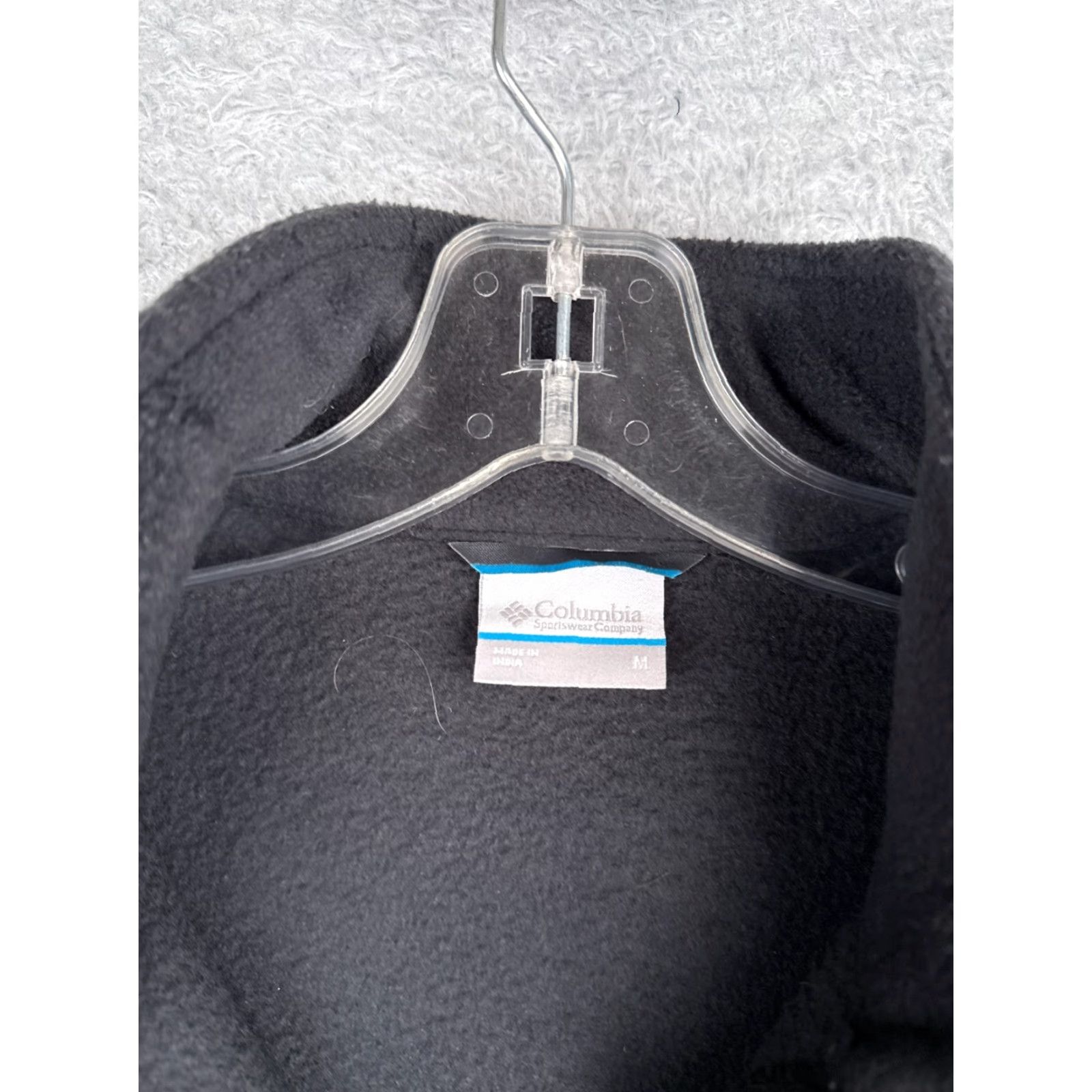 Vintage Columbia Jacket Mens M Gray Full Zip Mock Neck Windbreaker Outdoor American Casual Travel Workwear Front Zip Logo Size US M / EU 48-50 / 2 - 6 Thumbnail