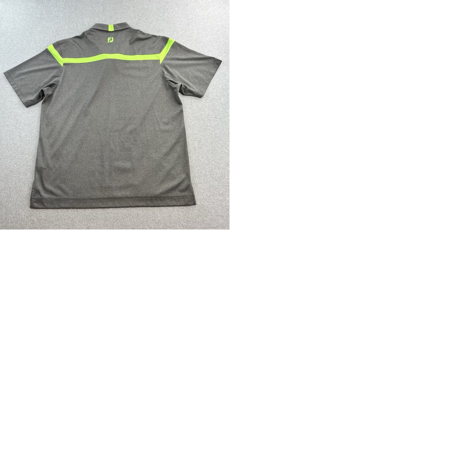Footjoy FootJoy Polo Mens Large Gray Short Sleeve Lansbrook Golf Club Logo Shirt FJ Size US L / EU 52-54 / 3 - 9 Thumbnail