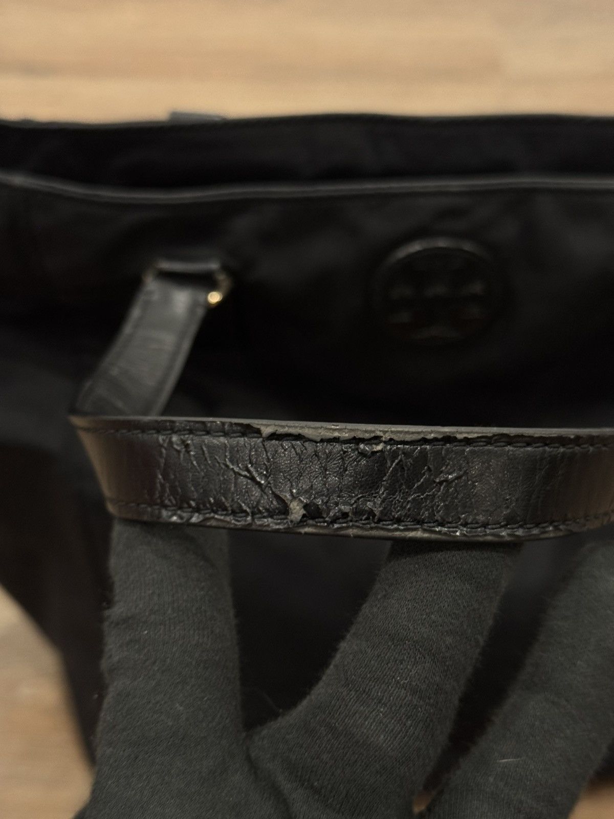 Tory Burch Tory Burch Tilda Nylon Tote Bag - Black Size ONE SIZE - 9 Thumbnail