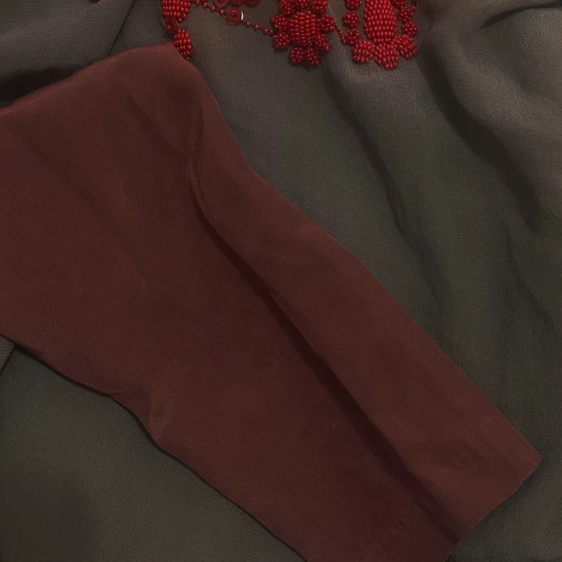 Dries Van Noten dries van noten Beaded sequin silk shirt 2504-Nextarrow Size US XXS / EU 40 - 5 Thumbnail