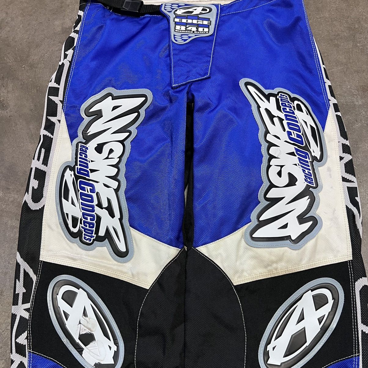 Fox Racing × Vintage Vintage 90s Answer Racing Edge Motocross Pants MotoX BMX Size US 32 / EU 48 - 6 Thumbnail
