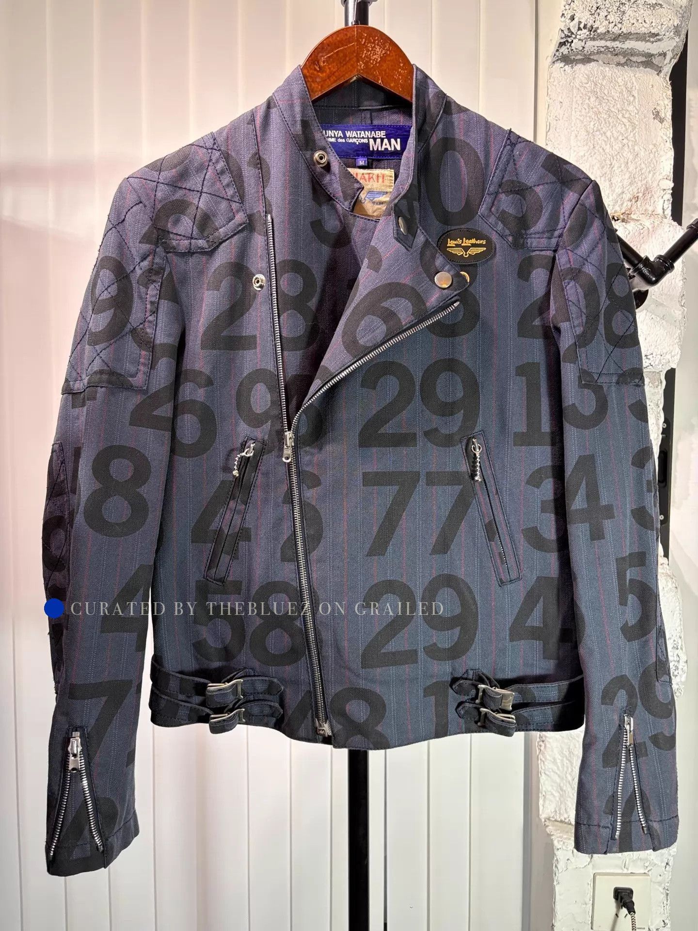 Junya Watanabe Digital Moto Jacket with Unique Multi-Color Design Size US M / EU 48-50 / 2 - 1 Thumbnail