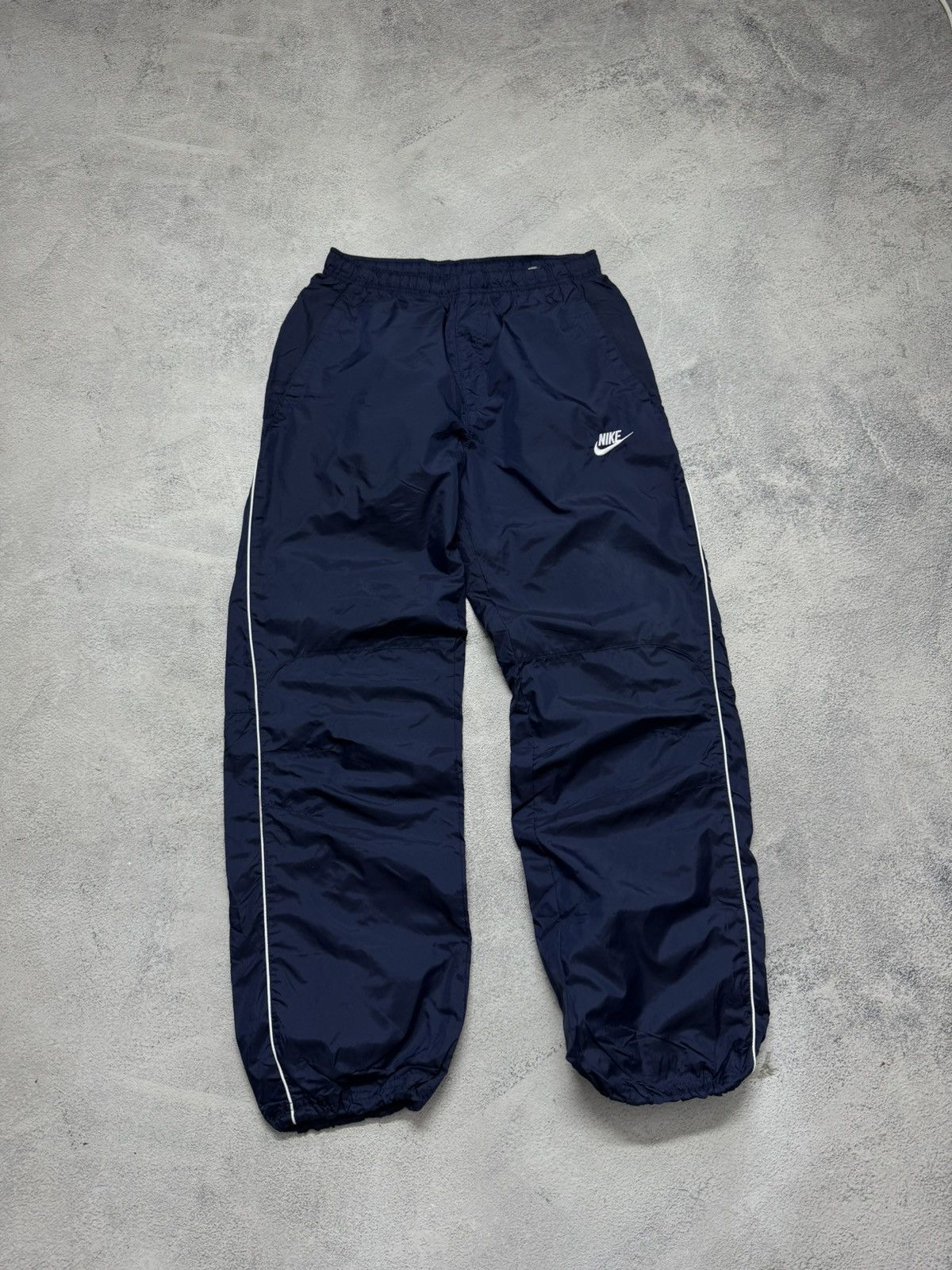 Nike Vintage Y2K Nike Nylon Mini Swoosh Drill Pants 00’s Size US 29 - 1 Thumbnail