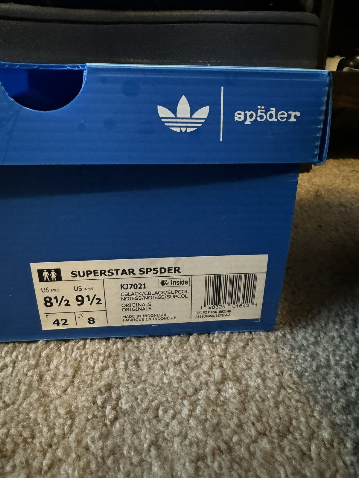 Adidas Sp5der x adidas Superstar 'BLACK Silver Metallic' Size US 8.5 / EU 41-42 - 9 Thumbnail