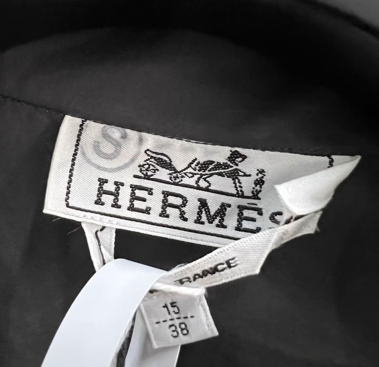 Hermes Hermès Charcoal Grey Long-Sleeve Shirt J41 Size US L / EU 52-54 / 3 - 4 Thumbnail