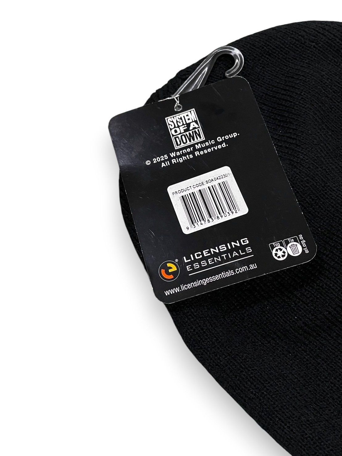 Band Tees SYSTEM OF A DOWN LOGO BEANIE (2025) Size ONE SIZE - 4 Thumbnail