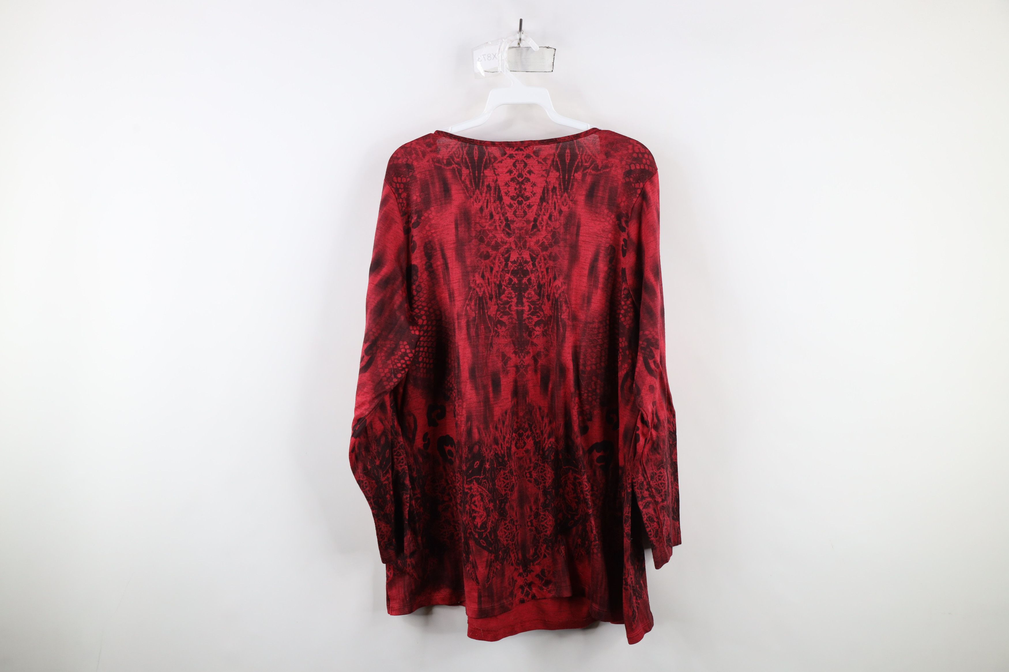 Vintage Vintage 90s Y2K Babydoll Bell Fairy Knit Long Sleeve Shirt Size XXL / US 16-18 / IT 52-54 - 10 Thumbnail