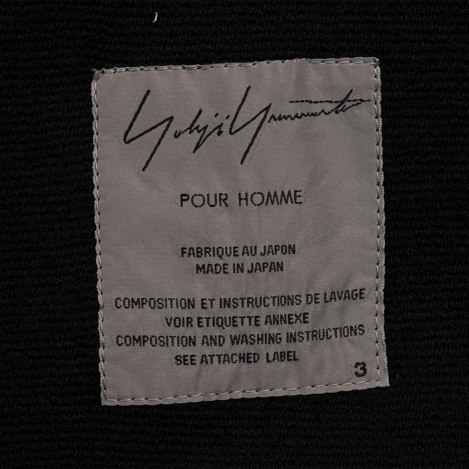 Yohji Yamamoto Yohji Yamamoto Wool Pile Asymmetrical Mantle Jacket Size US L / EU 52-54 / 3 - 17 Thumbnail