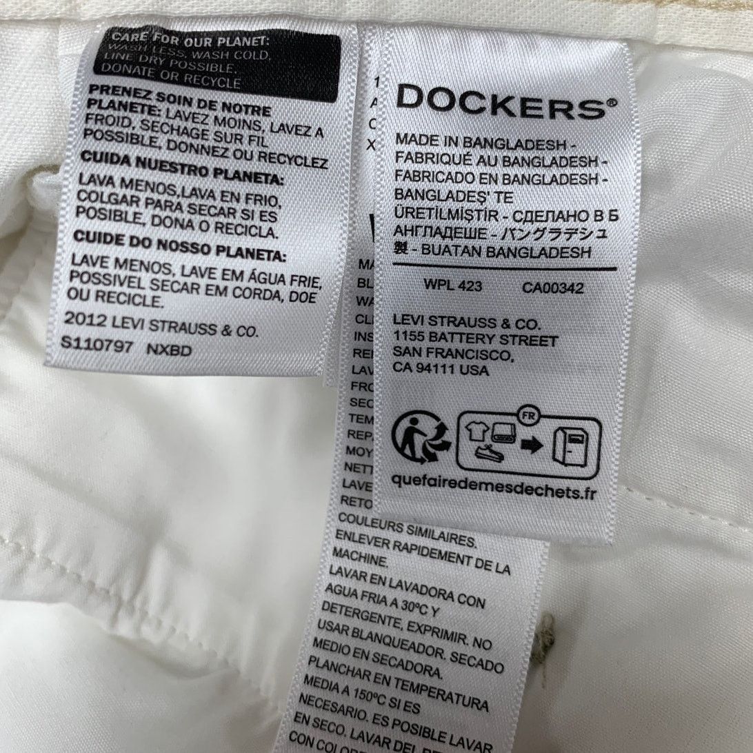 Dockers Dockers Mens Size 36 White Cotton Long Denim Shorts Size US 36 / EU 52 - 4 Thumbnail