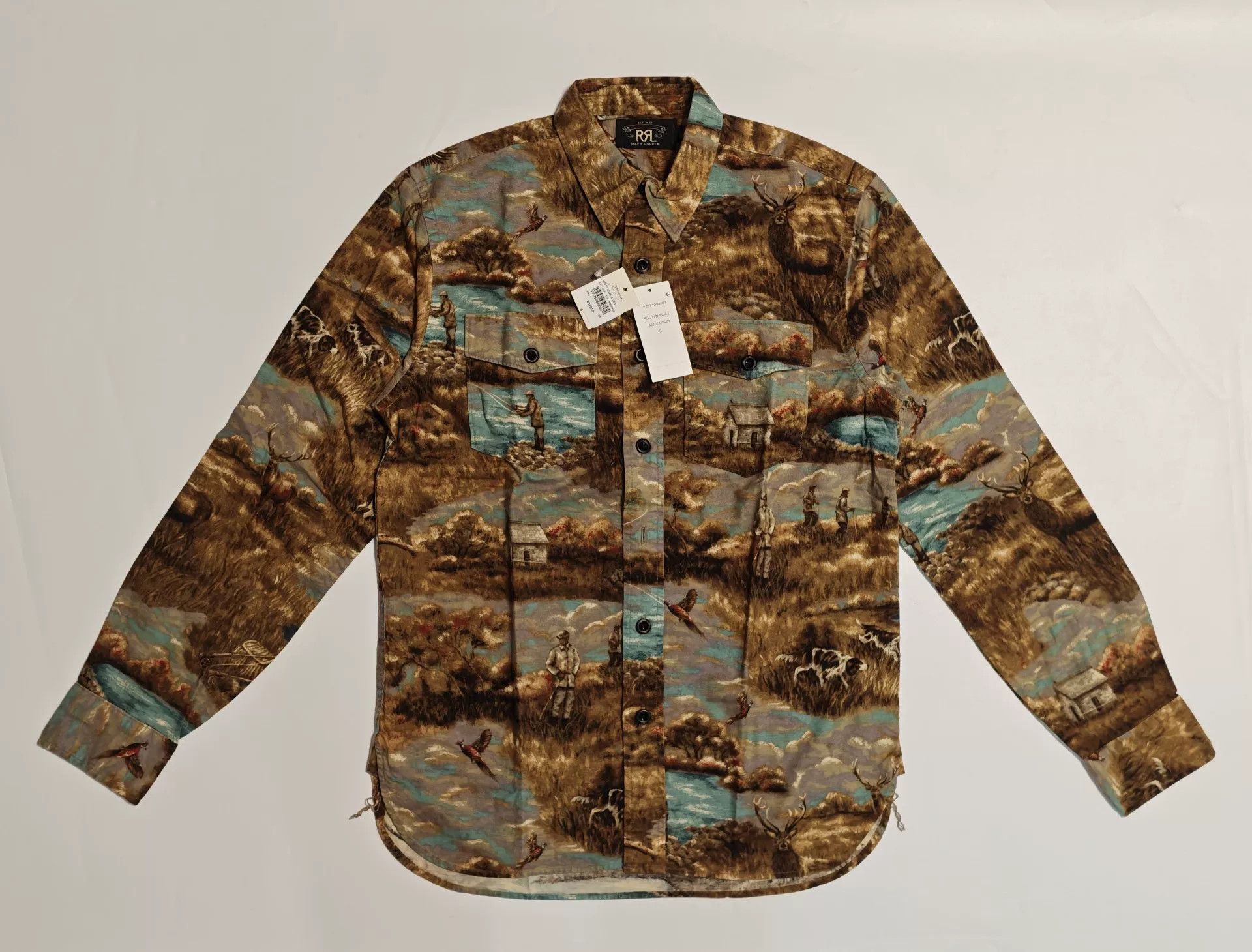 RRL Ralph Lauren Ralph Lauren Vintage Hunting Print Shirt Size US S / EU 44-46 / 1 - 1 Thumbnail