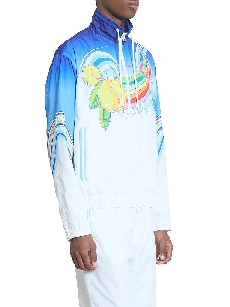 Casablanca os11x0326 Printed Taffeta Jacket in Multicolor Size US XL / EU 56 / 4 - 4 Thumbnail