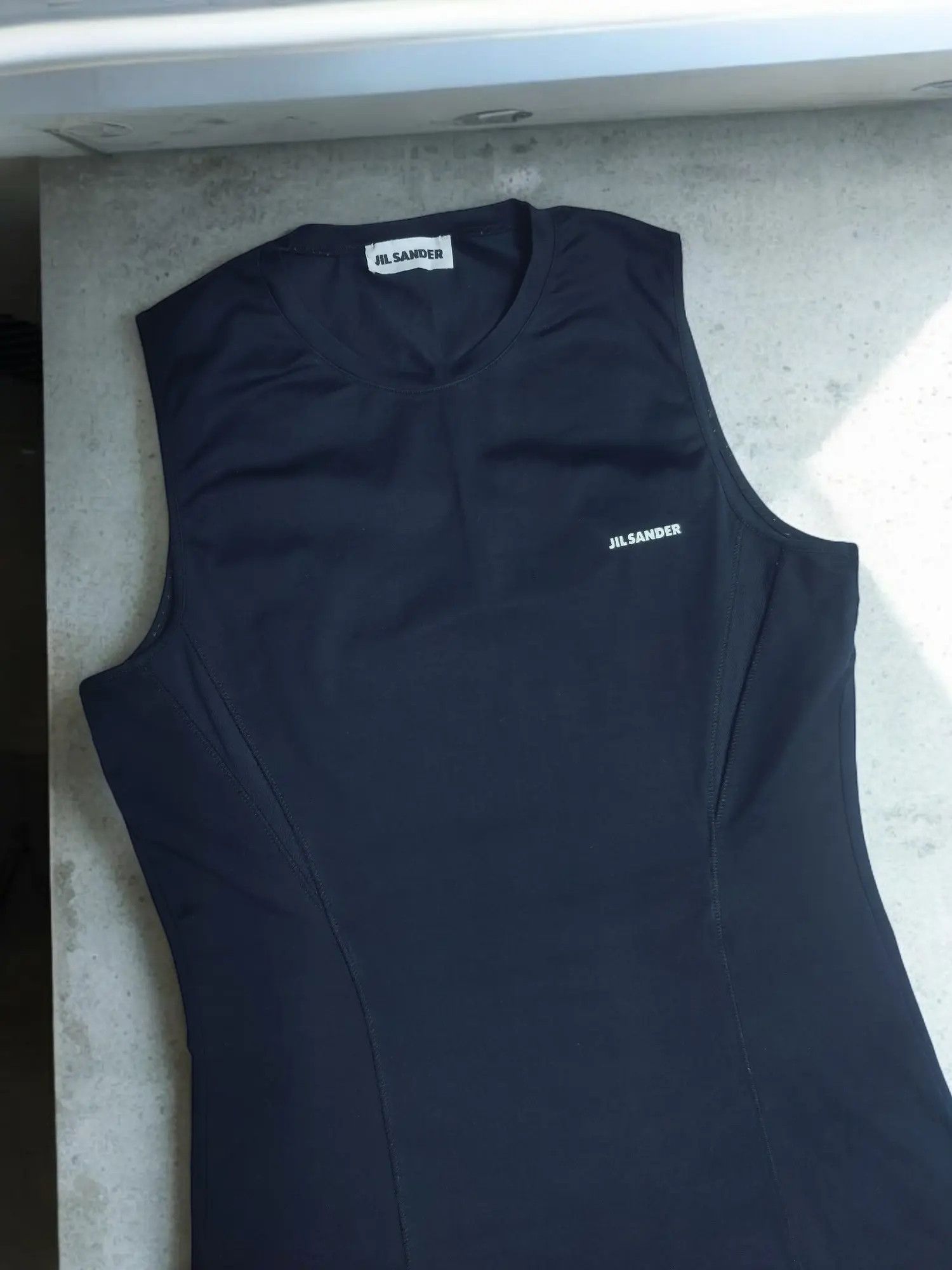 Jil Sander Jil Sander Logo Print Sport Tank TopMiu miu Sleeveless Shirt Size US M / EU 48-50 / 2 - 3 Thumbnail