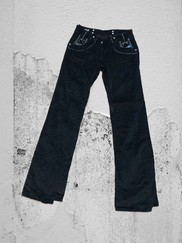 Dolce & Gabbana black D&G luxury Casual Pants Y2K Dolce&Gabbana Vintage Size 30" / US 8 / IT 44 - 1 Thumbnail