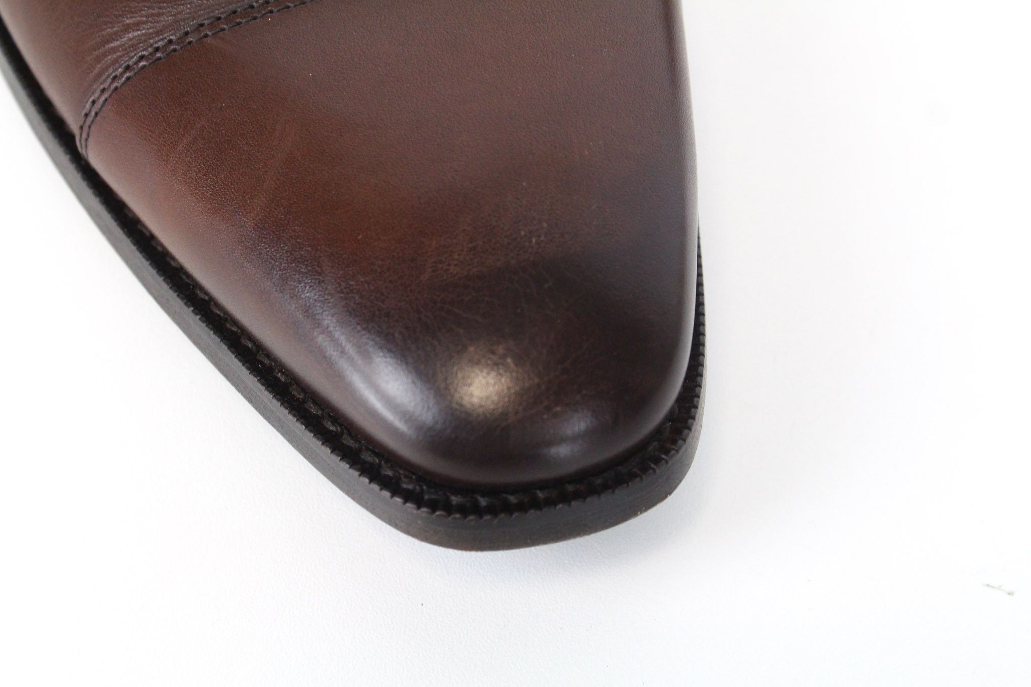 Suitsupply EU44 Brown Leather Laced Low-Top 72107 Size US 11 / EU 44 - 12 Thumbnail