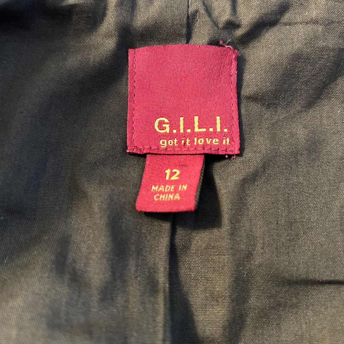 Other G.I.L.I green leather open front cascading blazer size 12 Size XL / US 12-14 / IT 48-50 - 6 Thumbnail