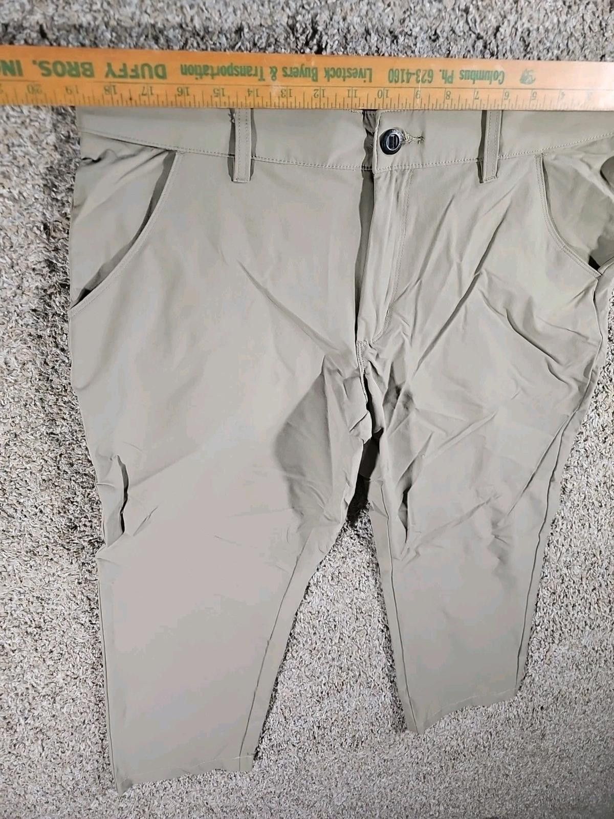 Other World Wide Sportsman 38x30(27actual) Outdoor Khaki Pants Size US 38 / EU 54 - 4 Thumbnail