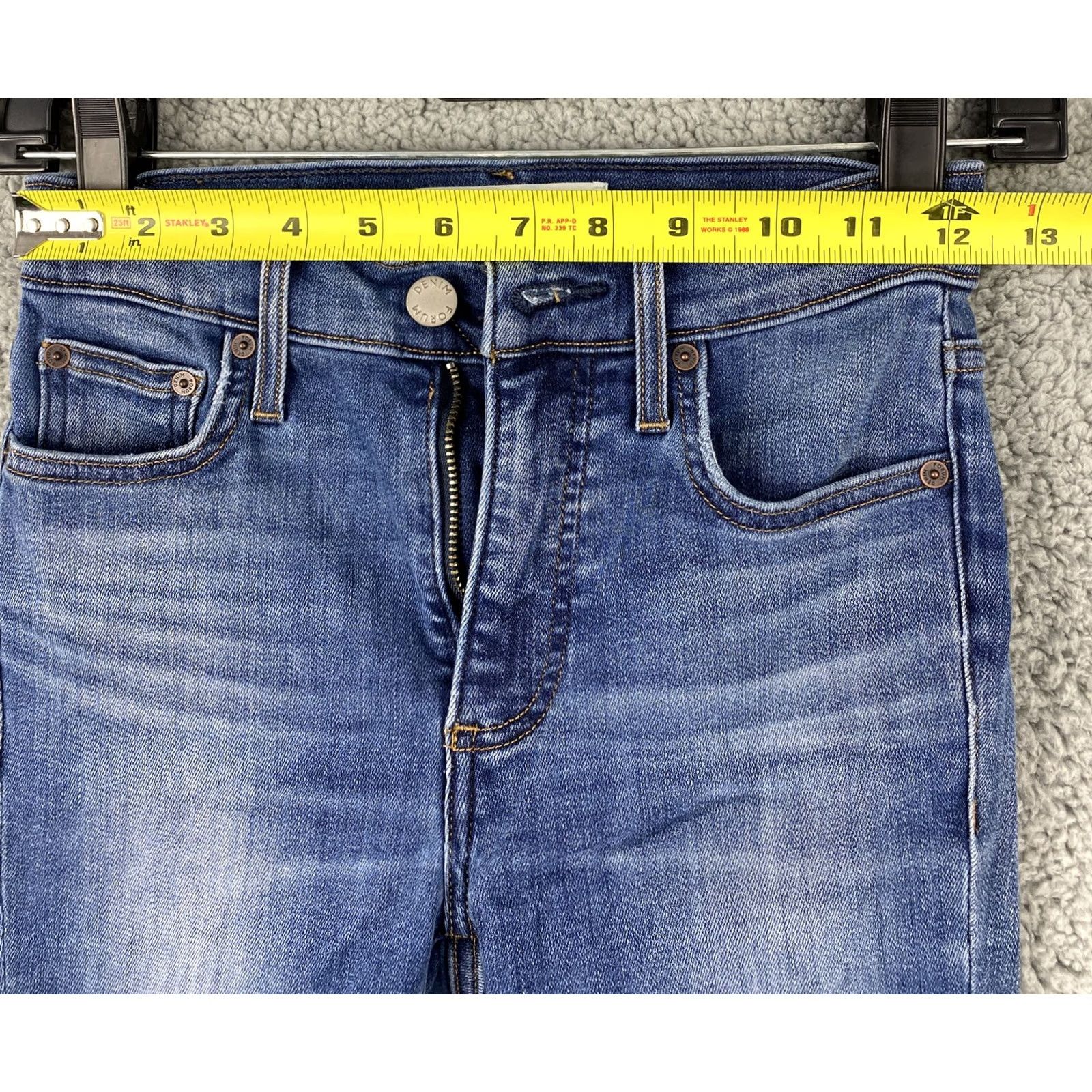 Denime Denim Forum Jeans Women’s Size 2 Skinny Ankle Mid Rise Stretch Blue 31-25 Size 26" / US 2 / IT 38 - 5 Thumbnail
