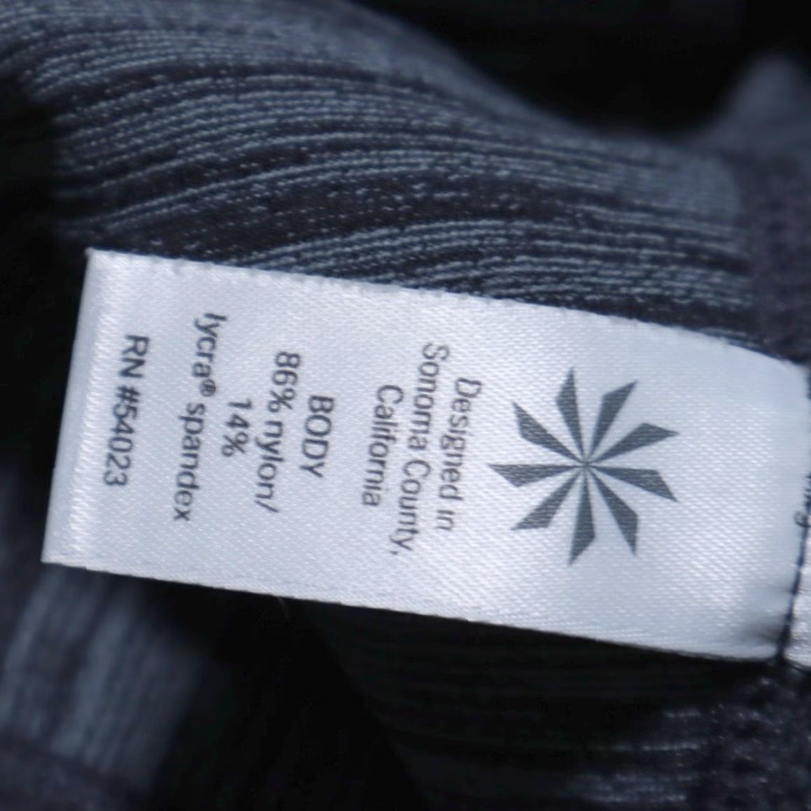 Athleta Athleta High Rise Spacedye Cutout Chaturanga Nylon Woven Leggings Gray Women's XXS Size 24" / US 00 / IT 34 - 6 Thumbnail