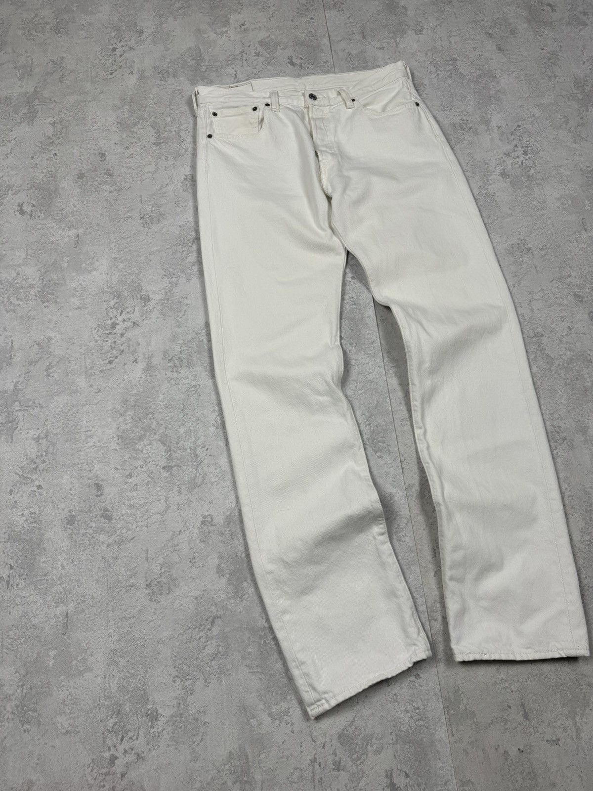 Levi's Levis 501 White Jeans Size 32/34 Size US 32 / EU 48 - 9 Thumbnail