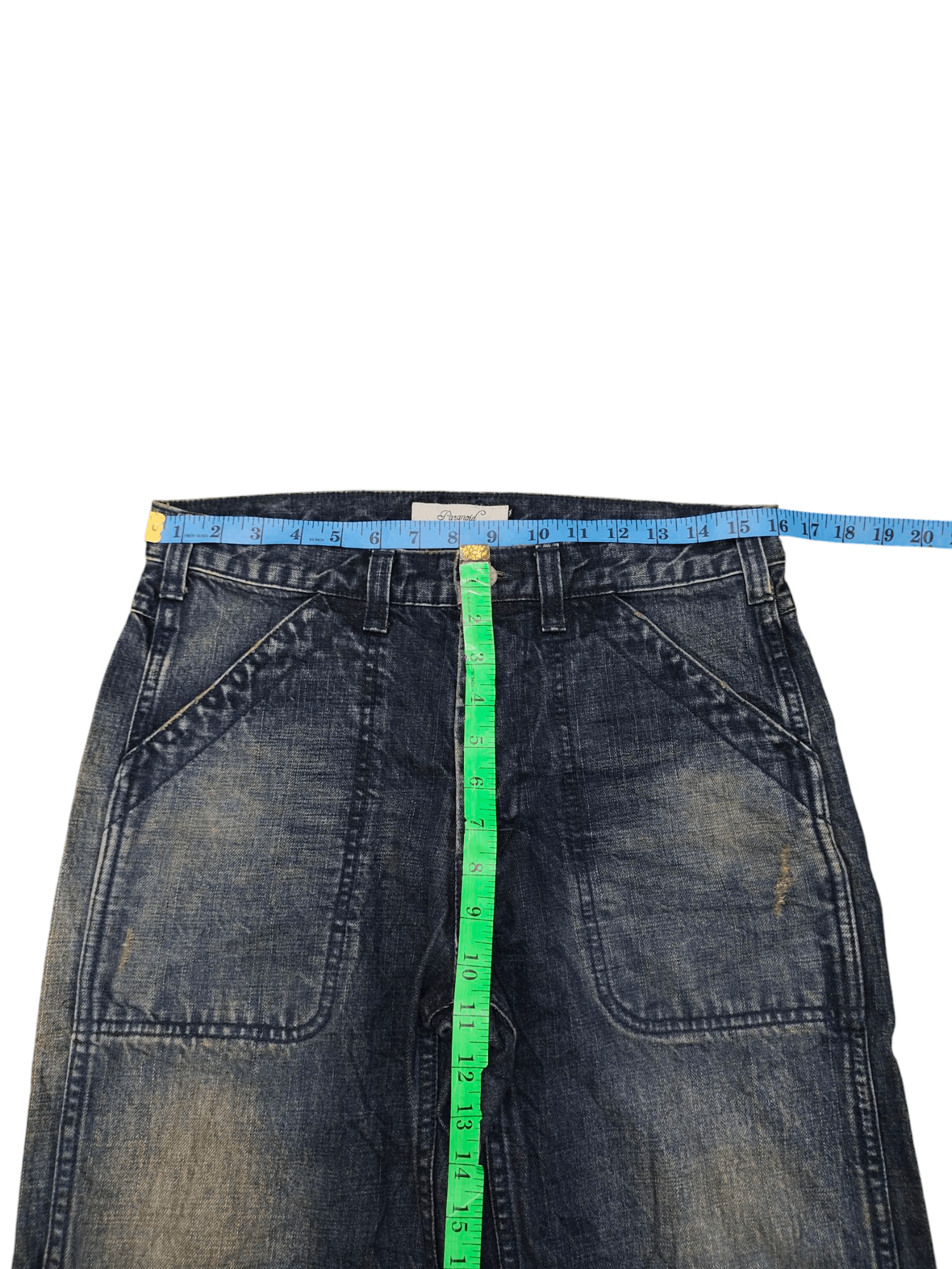 If Six Was Nine Vintage Paranoid Japan Us Army Fatigue Denim Pants Size US 32 / EU 48 - 14 Thumbnail