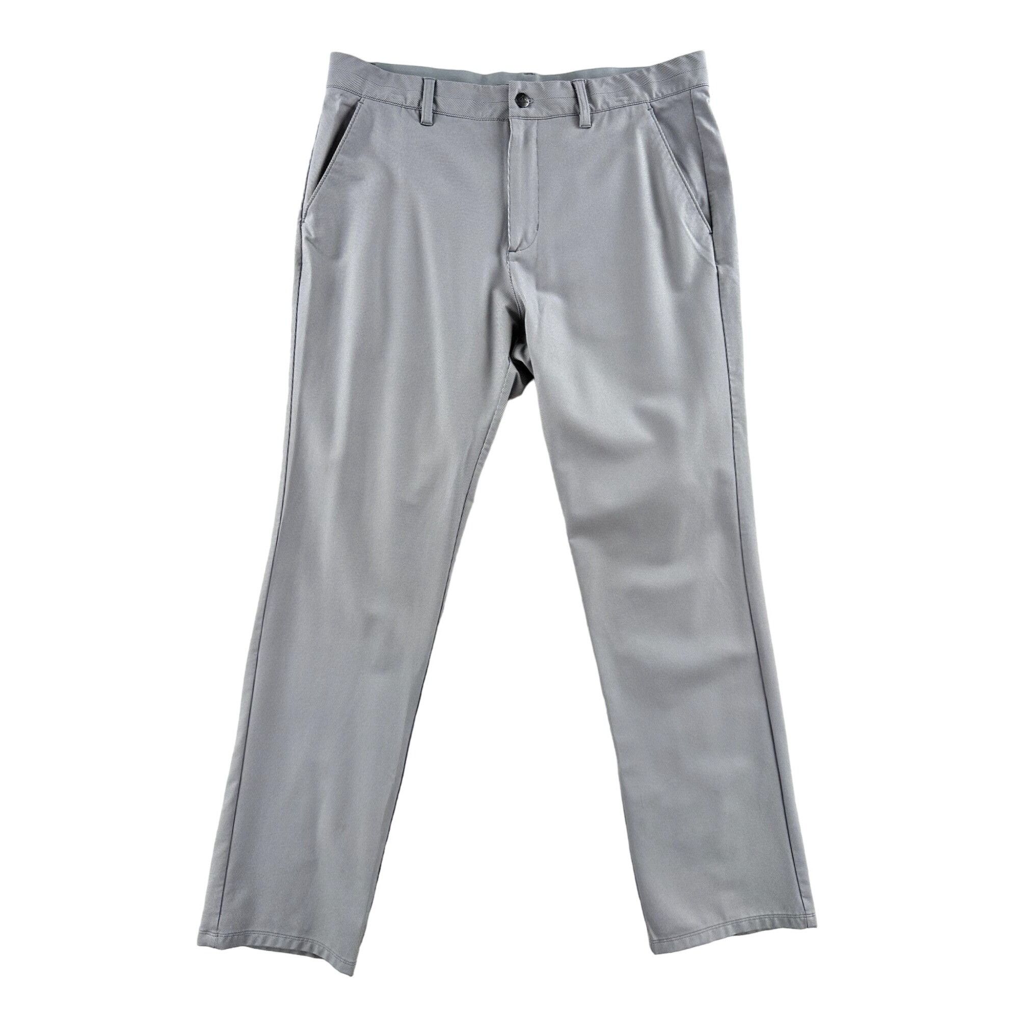 Adidas Adidas Ultimate 365 Gray Striped Performance Golf Pants Size US 36 / EU 52 - 1 Thumbnail