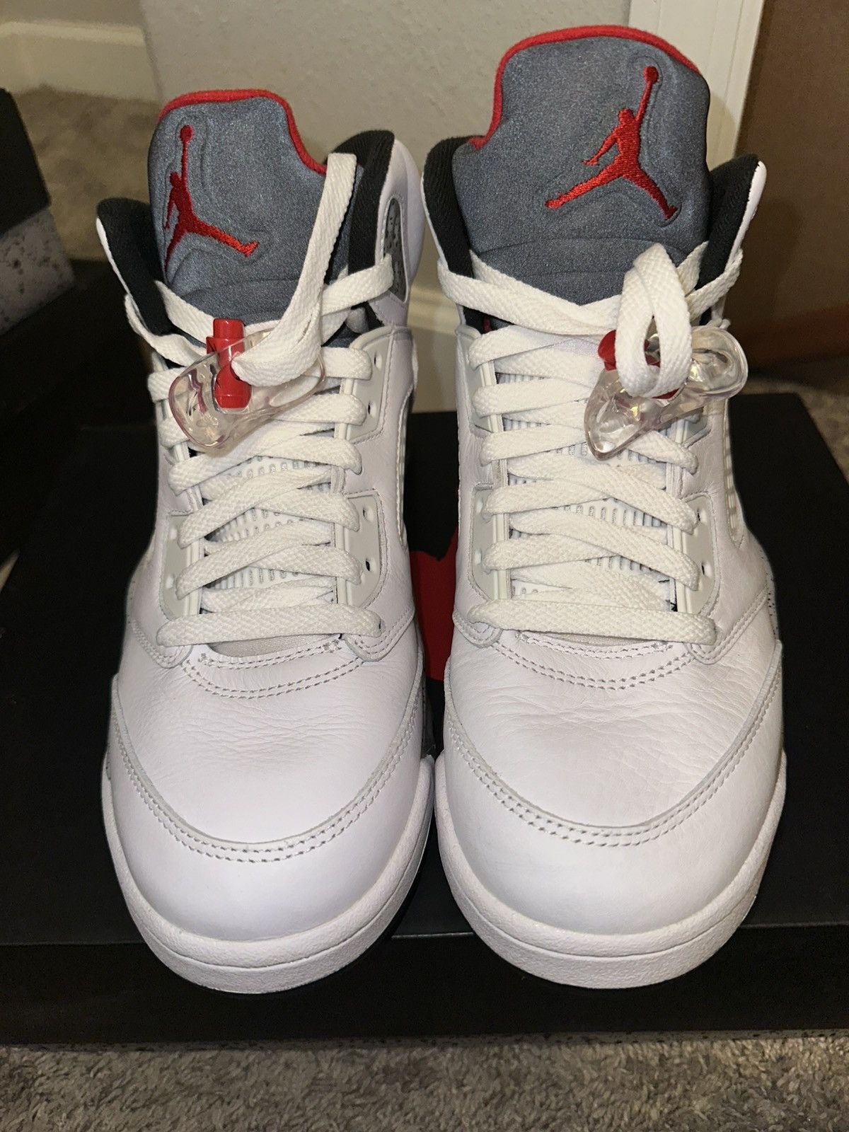 Jordan Brand Jordan 5 Retro White Cement Size US 8.5 / EU 41-42 - 1 Thumbnail