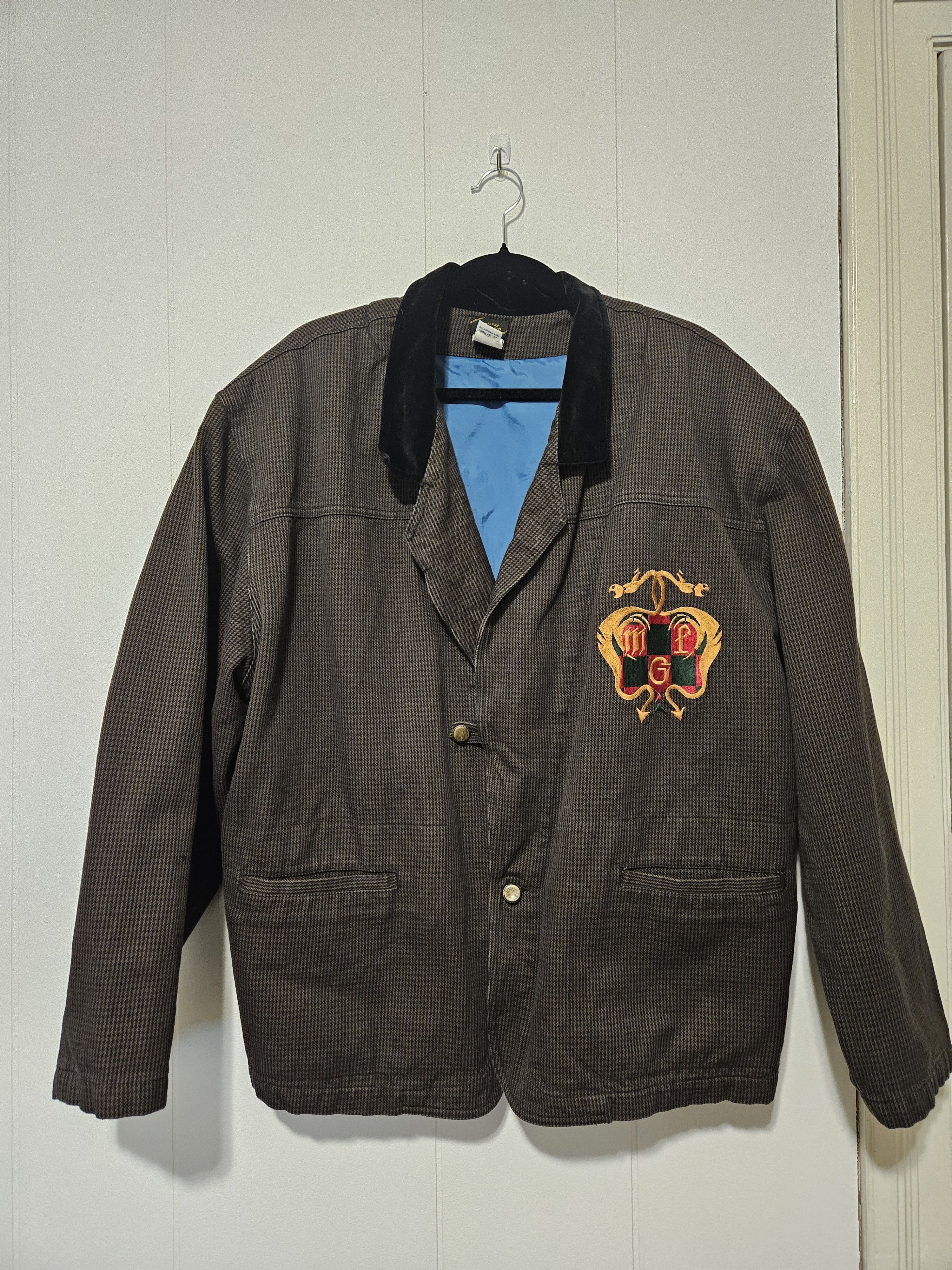 Marithe + Francois Girbaud Crest Blazer Size US XL / EU 56 / 4 - 1 Thumbnail