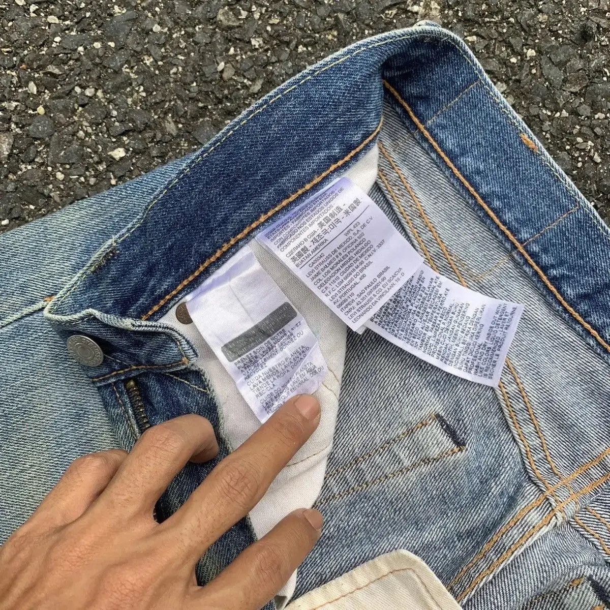 Levi's Vintage Levi’s 505 jeans Levis White Oak Cone Denim Pants Size US 33 - 12 Thumbnail