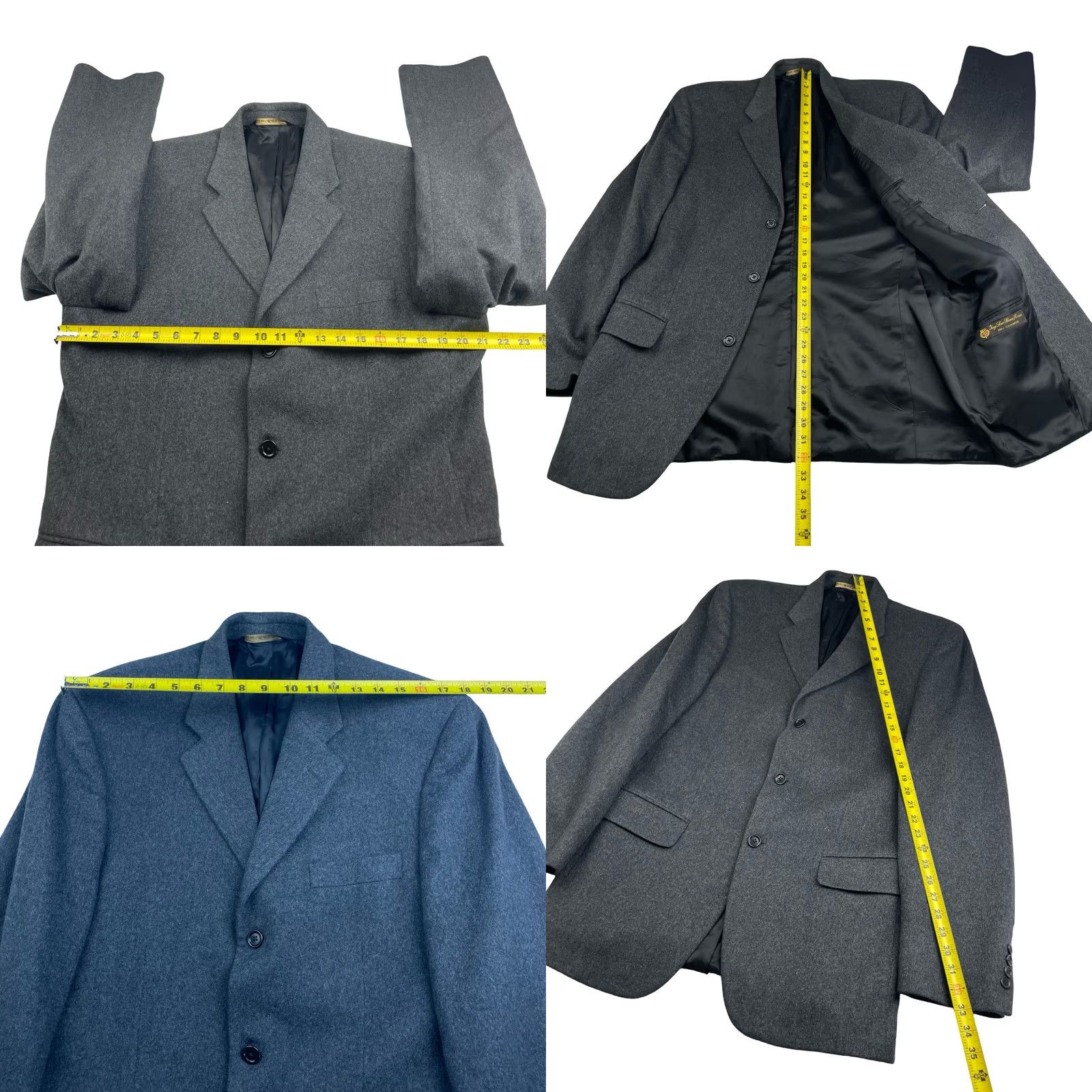 Loro Piana Loro Piana Blazer Shirt? No, Loro Piana Men's Sagewood 100% Cashmere Gray 3-Button Blazer 42 Long US Mens Jacket Knit? Size 42R - 8 Thumbnail